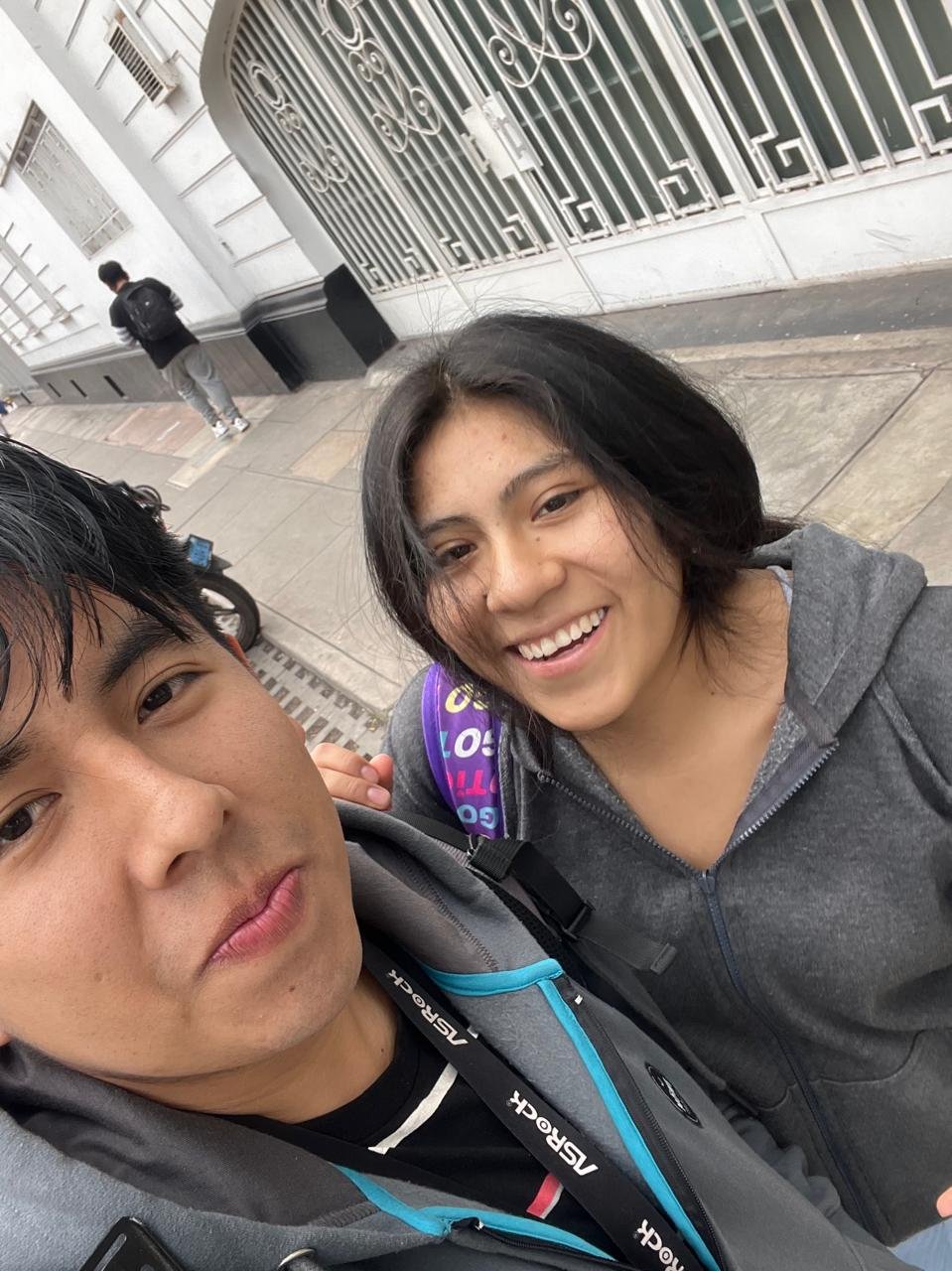 Selfie caminando